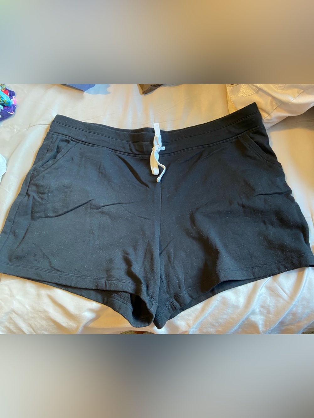 32 Degrees Black Athletic Drawstring Shorts